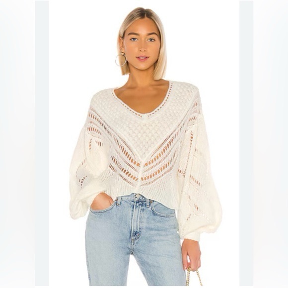 Free People Snowball Knit Sweater size XS - Picture 1 of 6